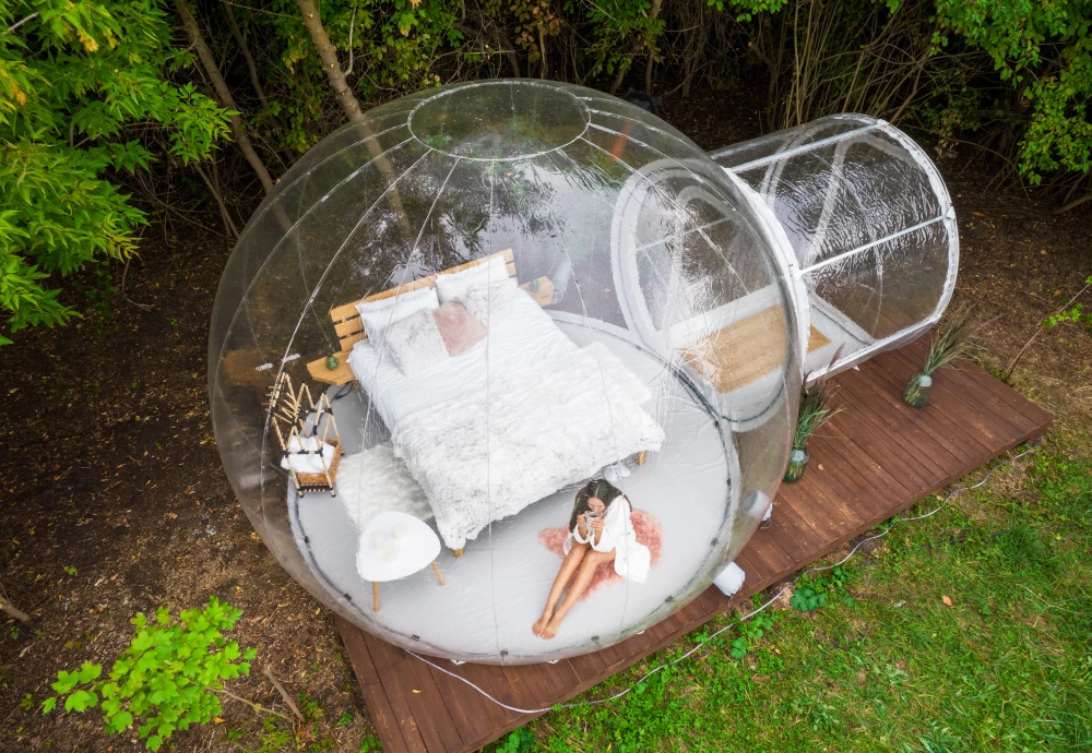 can you live in a bubble tent