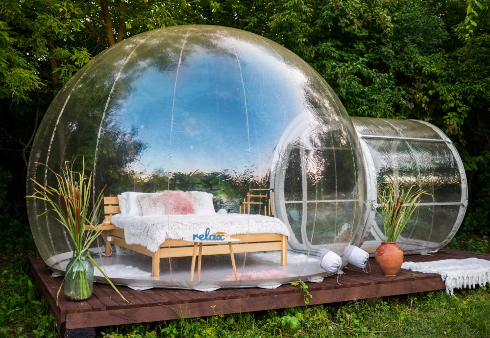 can you live in a bubble tent